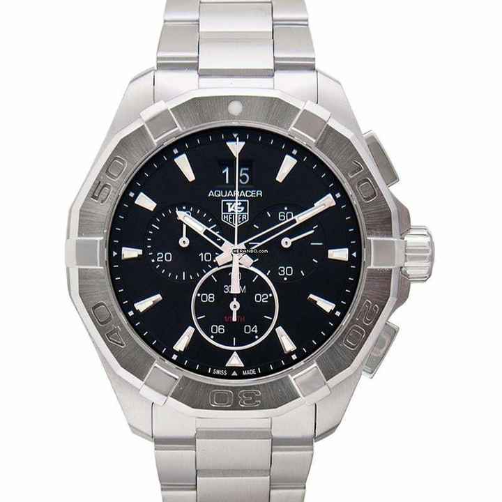  TAG Heuer Aquaracer 300M CAY1110.BA0927 - Aquaracer Quartz Black Dial Stainless Steel Men's Watch </h1> 
