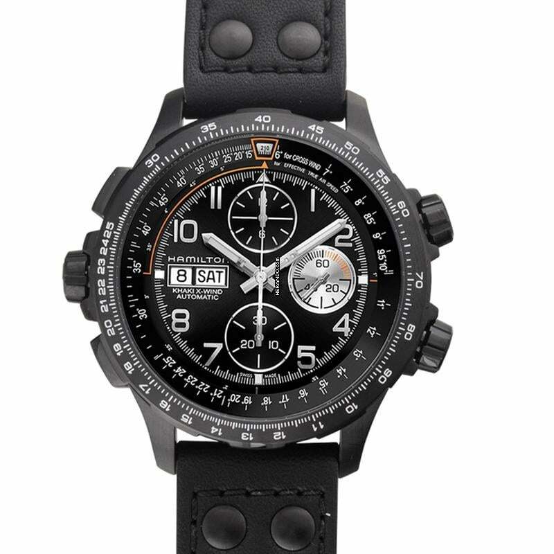  Hamilton Khaki X-Wind H77736733 - Khaki Aviation Automatic Black Dial Stainless steel Men's Watch </h1> 