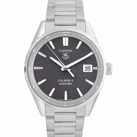  TAG Heuer Carrera Calibre 5 WAR211C.BA0782 - Carrera Calibre 5 Automatic Grey Dial Men's Watch </h1> 
