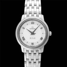 Thumbnail von Omega De Ville Prestige 424.10.27.60.04.001 - De Ville Prestige Quartz 27.4 mm Silver Dial Steel Ladies Watch </h1>