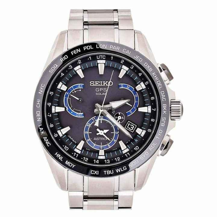  Seiko Astron GPS Solar SBXB101 - Astron Eco-Drive Black Dial Titanium Men's Watch </h1> 