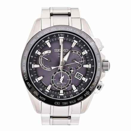  Seiko Astron GPS Solar SBXB045 - Astron Eco-Drive Black Dial Titanium Men's Watch </h1> 