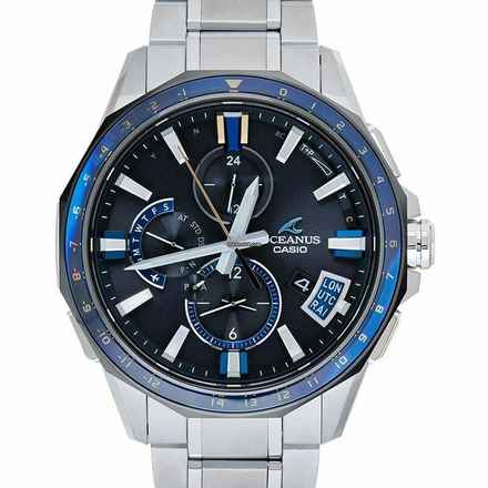  Casio Oceanus OCW-G2000G-1AJF - Oceanus Eco-Drive Black Dial Titanium Men's Watch </h1> 
