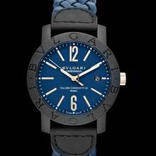 Thumbnail von Bulgari 102634 - Blue Dial Automatic Men's Watch </h1>