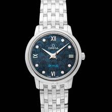 Thumbnail von Omega De Ville Prestige 424.10.27.60.53.003 - De Ville Prestige Orbis Quartz 27.4 mm Blue Dial Diamonds Ladies Wat </h1>