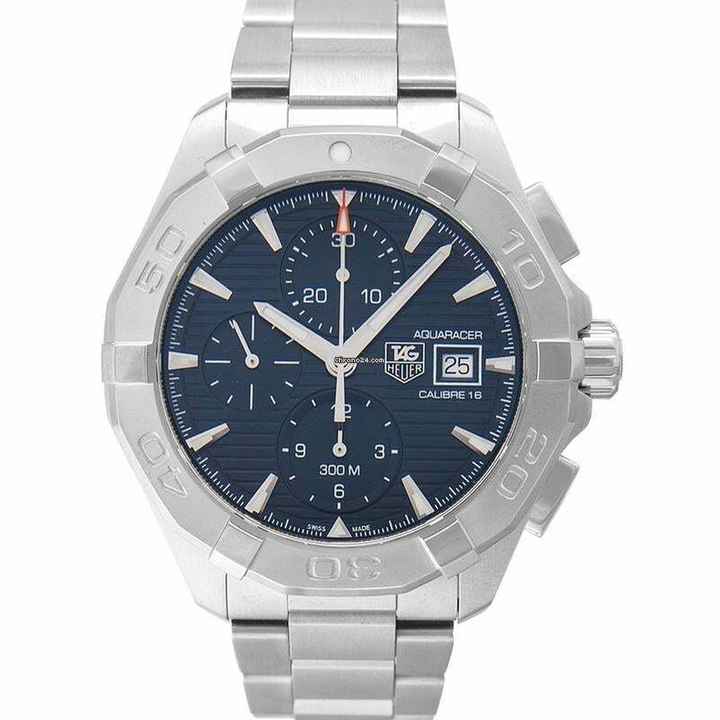  TAG Heuer Aquaracer 300M CAY2112.BA0927 - Aquaracer Chronograph Calibre 16 Automatic Blue Dial Men's Watch </h1> 