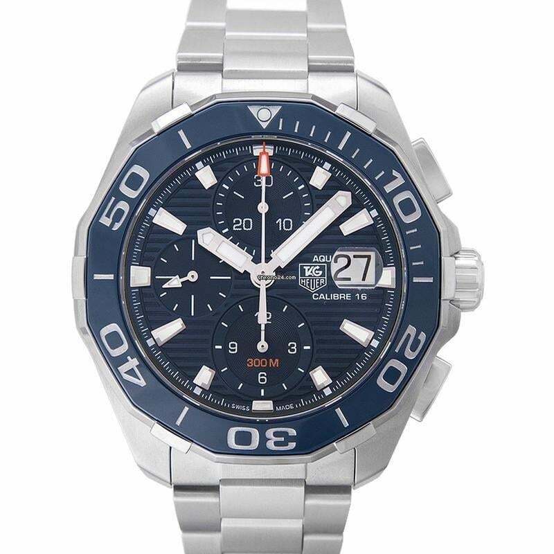  TAG Heuer Aquaracer 300M CAY211B.BA0927 - Aquaracer Calibre 16 Automatic Chronograph Blue Dial Men's Watch </h1> 