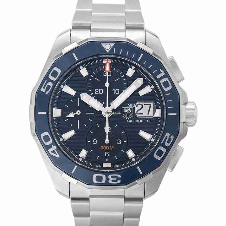  TAG Heuer Aquaracer 300M CAY211B.BA0927 - Aquaracer Calibre 16 Automatic Chronograph Blue Dial Men's Watch </h1> 