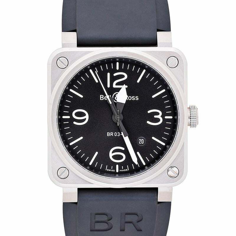  Bell & Ross BR 03-92 Steel BR0392-BLC-ST - Instruments BR 03 92 Steel Men's Watch </h1> 