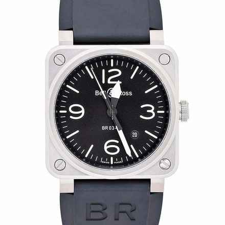  Bell & Ross BR 03-92 Steel BR0392-BLC-ST - Instruments BR 03 92 Steel Men's Watch </h1> 