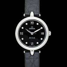 Thumbnail von Omega De Ville Prestige 424.13.27.60.51.001 - De Ville Prestige Quartz 27.4 mm Quartz Black Dial Diamonds Ladies W </h1>