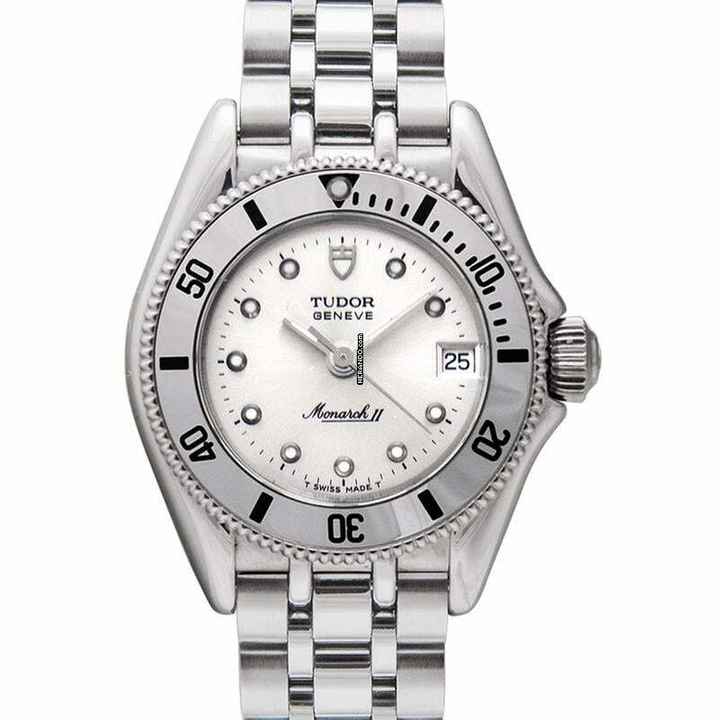  Tudor Monarch 15850 - Monarch Quartz Silver Dial Stainless Steel Ladies Watch </h1> 