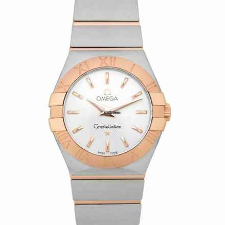  Omega Constellation Quartz 123.20.27.60.02.001 - Constellation Quartz 27 mm Quartz Silver Dial Red Gold Ladies Watch </h1> 