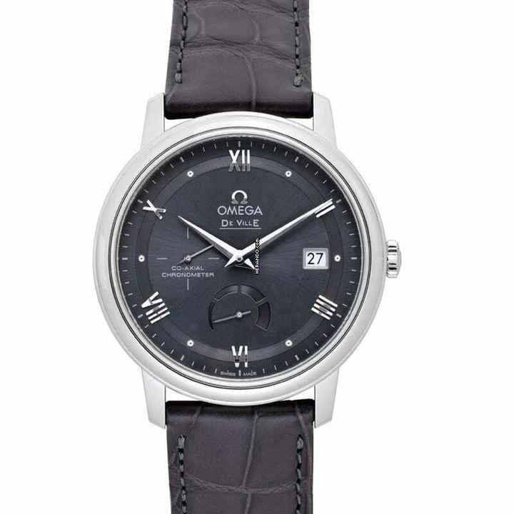  Omega De Ville Prestige 424.13.40.21.06.001 - De Ville Prestige Co-Axial Power Reserve 39.5 mm Grey Dial Steel Men </h1> 