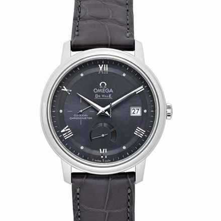  Omega De Ville Prestige 424.13.40.21.06.001 - De Ville Prestige Co-Axial Power Reserve 39.5 mm Grey Dial Steel Men </h1> 