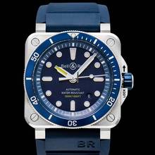 Thumbnail von Bell & Ross BR 03-92 Steel BR0392-D-BU-ST/SRB - Instruments BR 03-92 Diver Blue Men's Watch </h1>