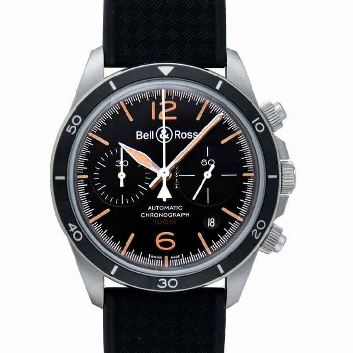  Bell & Ross BR V2 BRV294-HER-ST/SRB - Vintage BR V2-94 Steel Heritage Men's Watch </h1> 