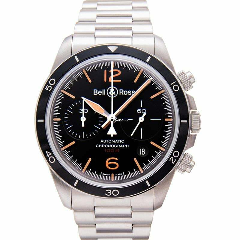  Bell & Ross BR V2 BRV294-HER-ST/SST - Vintage BR V2-94 Steel Heritage Men's Watch </h1> 