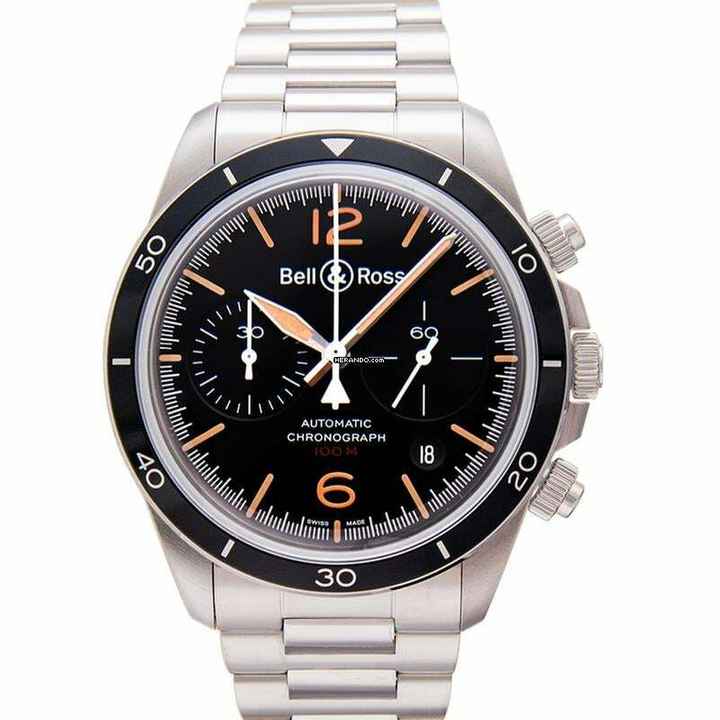  Bell & Ross BR V2 BRV294-HER-ST/SST - Vintage BR V2-94 Steel Heritage Men's Watch </h1> 