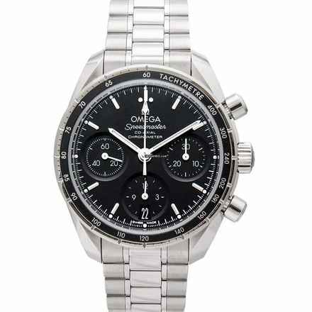  Omega Speedmaster 324.30.38.50.01.001 - Speedmaster Automatic Black Dial Stainless Steel Men's Watch </h1> 