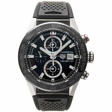  TAG Heuer Carrera Calibre HEUER 01 CAR201Z.FT6046 - Carrera Calibre Heuer 01 Automatic Black Dial Men's Watch </h1> 