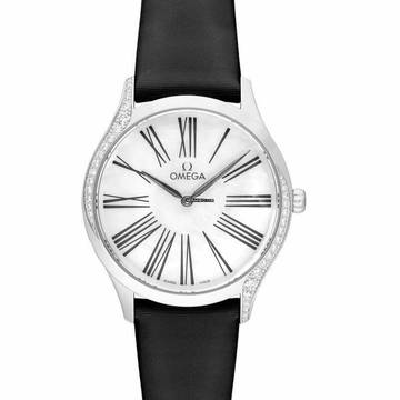  Omega De Ville Trésor 428.17.36.60.05.001 - De Ville Tresor Quartz 36 mm Quartz White Mother Of Pearl Dial Diamo </h1> 