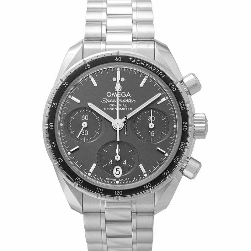  Omega Speedmaster 324.30.38.50.06.001 - Speedmaster Co-Axial Chronograph 38 mm Automatic Grey Dial Steel Men </h1> 
