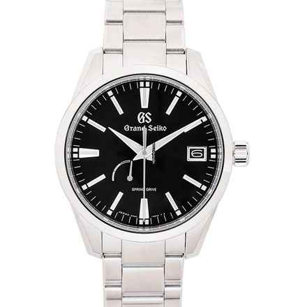  Seiko GS SBGA301 - Spring Drive Stainless Steel / Black / Bracelet </h1> 