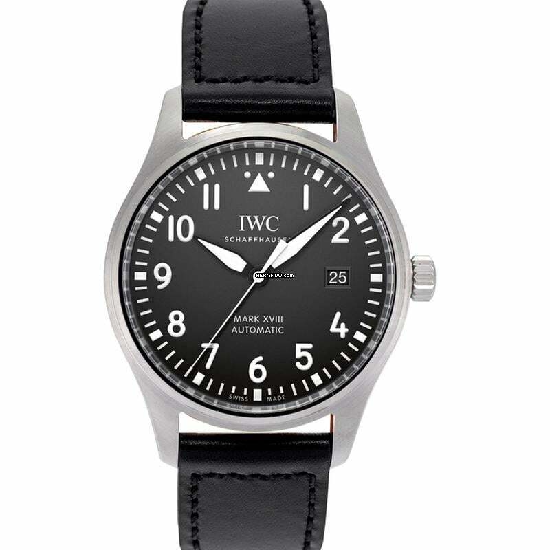 IWC Fliegeruhr Mark IW327001 - Pilot's Mark XVIII Automatic Black Dial Men's Watch </h1> 