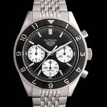 Thumbnail von TAG Heuer Autavia CBE2110.BA0687 - Heuer Heritage Calibre Heuer 02 Automatic Black Dial Men's Watch </h1>