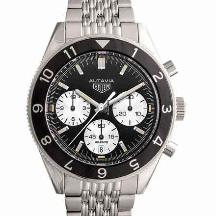  TAG Heuer Autavia CBE2110.BA0687 - Heuer Heritage Calibre Heuer 02 Automatic Black Dial Men's Watch </h1> 