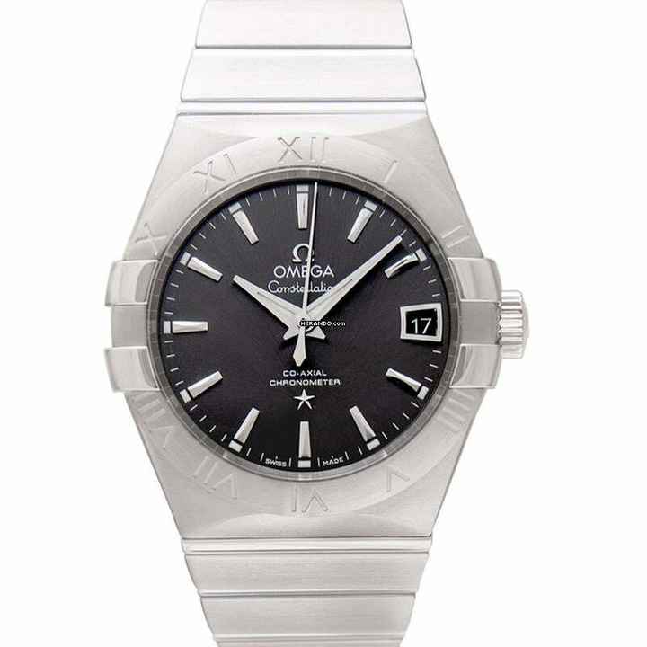  Omega Constellation Men 123.10.38.21.06.001 - Constellation Co-Axial 38 mm Automatic Grey Dial Steel Men's Watch </h1> 