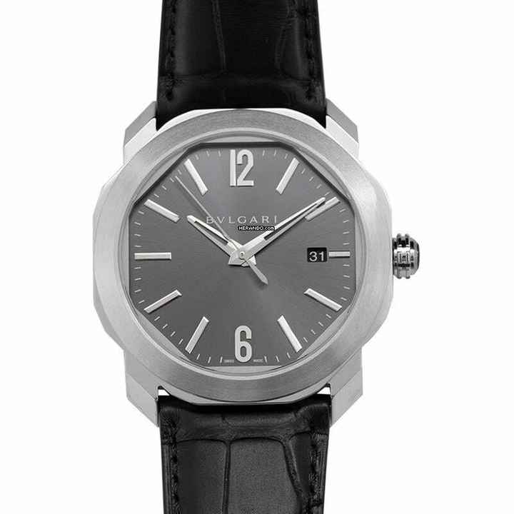  Bulgari Octo 102855 - Octo Automatic Black Dial Men's Watch </h1> 