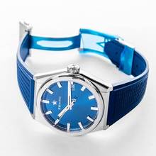 Thumbnail von Zenith Defy 95.9000.670/51.R790 - Defy Classic Titanium / Blue / Rubber </h1>