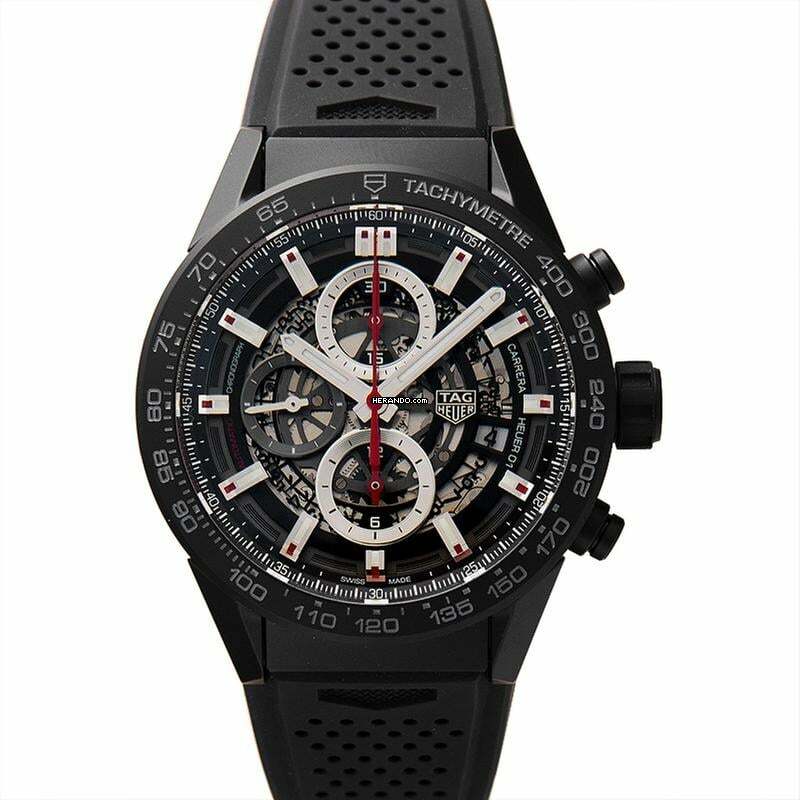  TAG Heuer Carrera Calibre HEUER 01 CAR2090.FT6088 - Carrera Calibre Heuer 01 Automatic Black Dial Men's Watch </h1> 