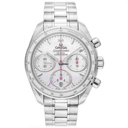  Omega Speedmaster 324.30.38.50.55.001 - Speedmaster 38 mm Co-Axial Chronograph 38 mm Automatic White Dial Di </h1> 
