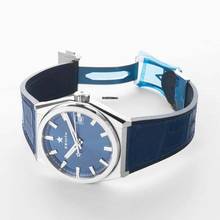 Thumbnail von Zenith Defy 95.9000.670/51.R584 - Defy Classic Titanium / Blue / Alligator </h1>