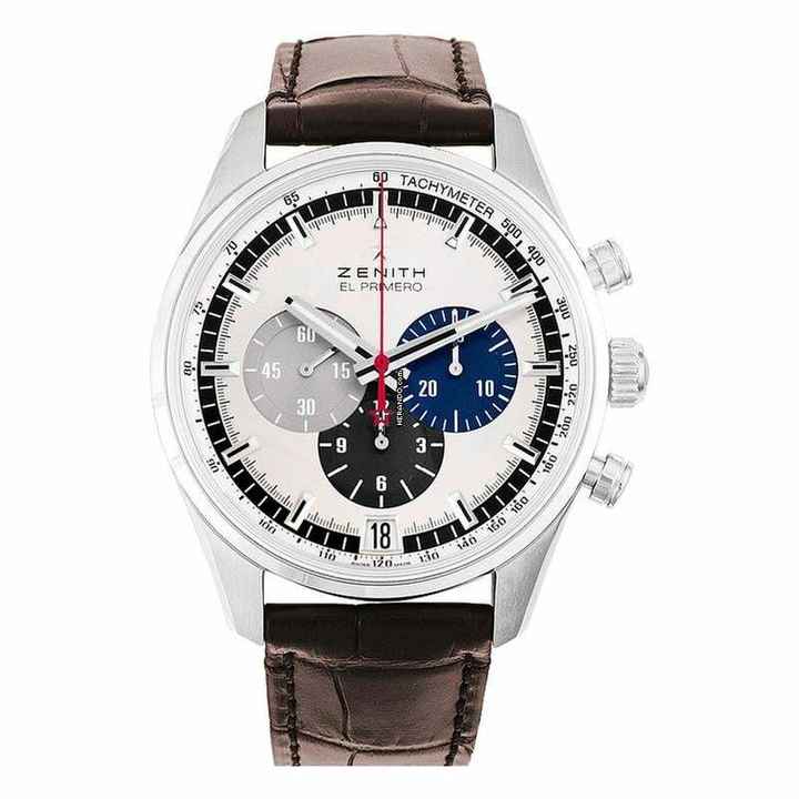  Zenith 03.2040.400/69.C494 - El Primero Chronomaster 42 Stainless Steel / Silver / Alligator </h1> 