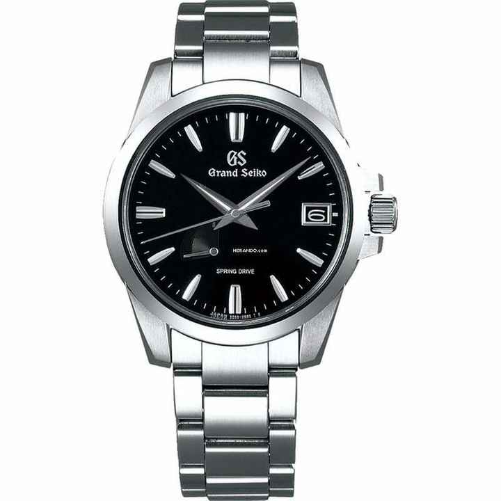  Grand Seiko Heritage Collection SBGA227 - 9R Spring Drive Automatic Black Dial Stainless Steel Men's Watch </h1> 