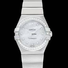 Thumbnail von Omega Constellation Quartz 123.15.27.60.55.001 - Constellation Quartz 27 mm Griffes Quartz White Mother Of Pearl Dial </h1>