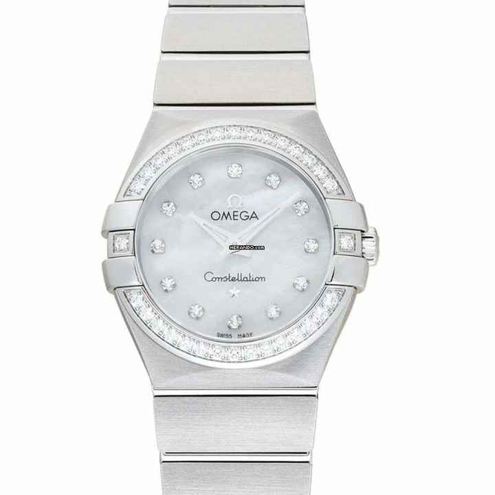  Omega Constellation Quartz 123.15.27.60.55.001 - Constellation Quartz 27 mm Griffes Quartz White Mother Of Pearl Dial </h1> 