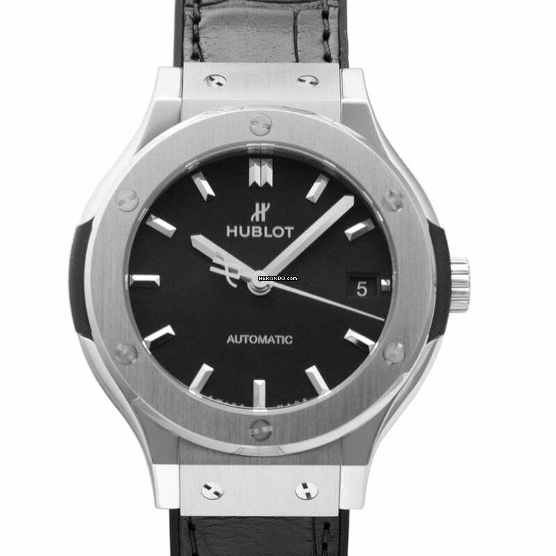  Hublot Classic Fusion 565.NX.1171.LR - Classic Fusion Titanium Automatic Black Dial Men's Watch </h1> 