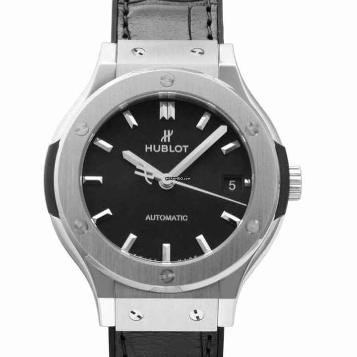  Hublot Classic Fusion 565.NX.1171.LR - Classic Fusion Titanium Automatic Black Dial Men's Watch </h1> 