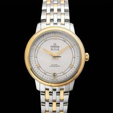 Thumbnail von Omega De Ville Prestige 424.20.33.20.52.001 - De Ville Prestige Co-Axial 32.7 mm Automatic Silver Dial Diamonds Ye </h1>