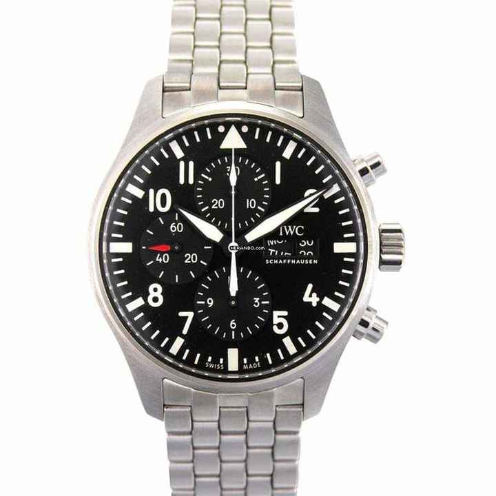 IWC Fliegeruhr Chronograph IW377710 - Pilot's Watch Chronograph Automatic Black Dial Unisex Watch </h1> 
