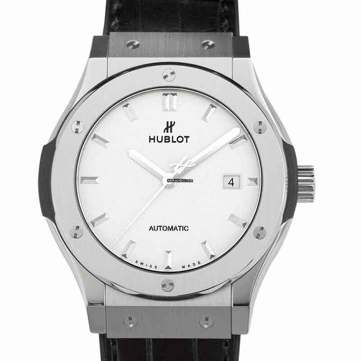  Hublot Classic Fusion 542.NX.2611.LR - Classic Fusion Titanium Opalin Automatic Silver Dial Men's Watch </h1> 
