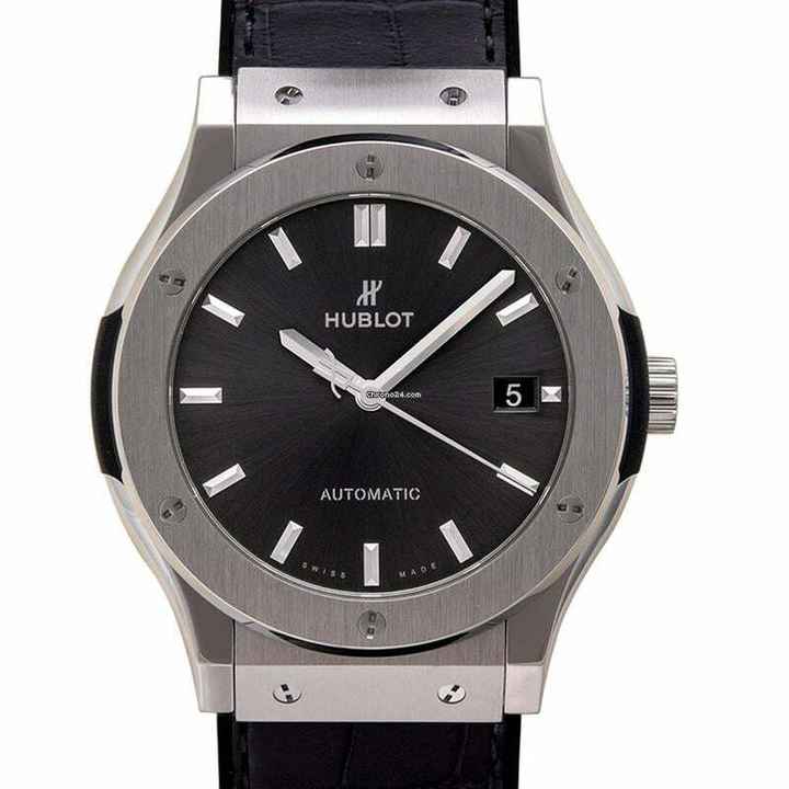  Hublot Classic Fusion Racing Grey 511.NX.7071.LR - Classic Fusion Automatic Grey Dial Titanium Men's Watch </h1> 