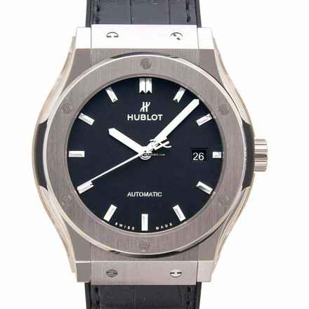  Hublot Classic Fusion 542.NX.1171.LR - Classic Fusion Titanium Automatic Black Dial Men's Watch </h1> 
