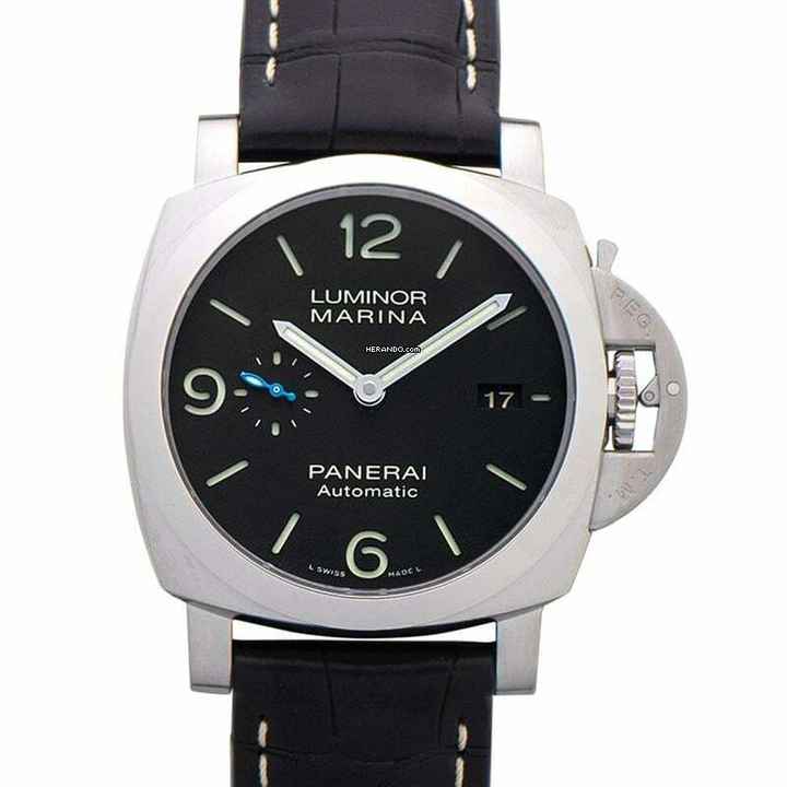  Panerai Luminor Marina 1950 3 Days Automatic PAM01312 - Luminor 1950 Automatic Black Dial Stainless Steel Men's Watch </h1> 