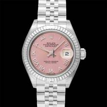 Thumbnail von Rolex Lady-Datejust 279174 - Lady-Datejust 28 Stainless Steel Fluted / Jubilee / Pink Roman </h1>